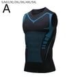 thumbnail image 2 of Chaleco ajustado de baloncesto para hombre, mallas deportivas, estilo americano, de entrenamiento, de secado rápido, elástico, transpirable, de manga corta., 2 of 2