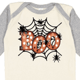 thumbnail image 4 of Inktastic Halloween Boo with Spiders in Web Boys or Girls Long Sleeve Baby Bodysuit, 4 of 5