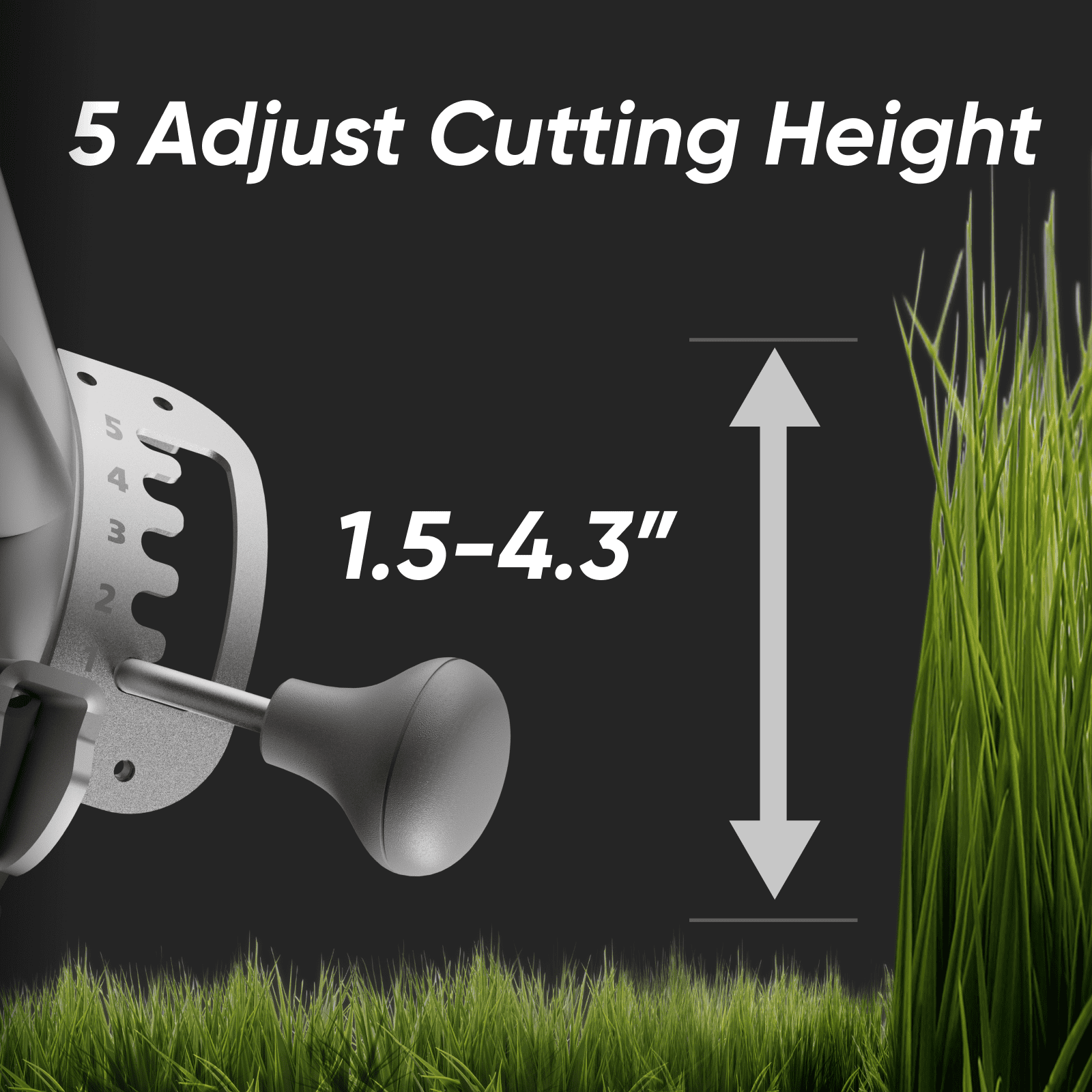 Mowrator S1 4WD 12Ah Remote Control Lawn Mower, All-Season Yard Care, 75% (37°) Slope Climbing, with Leaf Shredding Vacuum, 21" Width, 1.5–4.3" Cutting Height, Up to 0.75 Acres