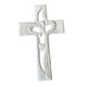 thumbnail image 2 of Escultura artística de cruz de madera tallada con corazones huecos entrelazados, espiritualidad de fe para graduación, hogar, Día de San Valentín , estándar, 2 of 8