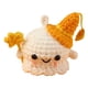 thumbnail image 1 of xihome Llavero de fantasma tejido de Halloween, colgante para coche, lindo accesorio para muñeco con sombrero en morado, amarillo y azul, 1 of 6