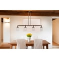 thumbnail image 2 of Innovations Lighting 214-S Canton Canton 4 Light 51" Wide Linear Chandelier - Nickel, 2 of 7