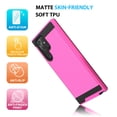 thumbnail image 5 of TJS for Samsung Galaxy S23 Ultra Phone Case, Dual Layer Brushed Finish Hard Inner Layer Armor Cover for Galaxy S23 Ultra (Pink), 5 of 5
