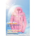 thumbnail image 5 of Chrisuno Women's Packable Windbreaker Pink 3XL, 5 of 5