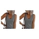 thumbnail image 3 of Camisetas sin mangas transpirables Sonducket Top ajustado para mujer gris 4XL, 3 of 6