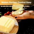 thumbnail image 3 of Butter & Cheese Slicer Stainless Steel Multipurpose Cheese Slicer，With Ergonomic Handle, Suitable For Cutting Cheese, Butter, Eggs, Fruit And Other Softer Solid Food Use., 3 of 7