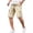 Khaki, variant on Nestiefly Big and Tall Cargo Shorts for Men Drawstring Elastic Waist Summer Work Short with Multi Pockets Navy L