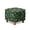 Clover Leprechaun Hat Coin Print Dark Green, variant on SCRAWLGOD St. Patrick's Day Four Leaf Clover Print White Green Footstool Slipcover, Washable Ottoman Sofa Decoration Stretch Square Furniture Protection for Footrest Sofa