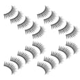 thumbnail image 1 of unbranded 10 Pares De Pestañas Falsas Negras Individuales Para Maquillaje Con Curvatura, 1 of 7