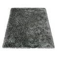 thumbnail image 2 of Rugsotic Carpets Hand Tufted Shag Polyester Eco-Friendly Area Rugs - 6'x9', Rectangle, Silver, Plain Solid Design, High Pile Handmade Anti Skid Rugs for Living Room, Bed Room K00111, 2 of 5