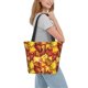 thumbnail image 2 of Easygdp Autumn Mosaic Maple Leaves Bolso de Hombro para Mujer, Bolso Bandolera y Cartera de Mano Elegante para Uso Diario, 2 of 6