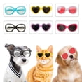 thumbnail image 3 of WINDLAND Pet Glasses Pet Photos Tools Accessories Headwear Pet Toy Funny Cat Sunglasses, 3 of 21