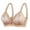 Khaki, variant on Woman Bra Women's Sheer Mesh Bra See Through Sexy Lace Unlined Wireless Plunge Triangle Bra Watermelon Red,38