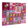 thumbnail image 2 of Stupell Industries Contemporary Pink First Words Canvas Art, 20 x 16, by Carla Daly, 2 of 8