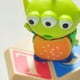 thumbnail image 2 of Figuras de personajes de dibujos animados de extraterrestres, modelos de hamburguesas, papas fritas y cola, adornos de modelos de dibujos animados., 2 of 5