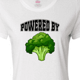 thumbnail image 4 of Inktastic Powered by Broccoli Women's T-Shirt, 4 of 5
