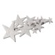thumbnail image 3 of Womens Brushed Metal French Star Clips Spring Barrettes Ponytail Holder Silver Sunnimix Pasadores de primavera franceses, 3 of 8