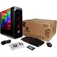 thumbnail image 4 of CYBERPOWERPC Gamer Master GMA390 w/ AMD Ryzen 5 2600 Processor, Nvidia GeForce GTX 1050 Ti 4GB, 16GB Memory, 2TB HD, 120GB SSD & Windows 10 Home 64 bit Gaming Computer, 4 of 7