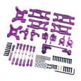 thumbnail image 2 of 1::14 actualización accesorios de brazos oscilantes delanteros/traseros para 144010 144001 144002 124019 RC Crawler , púrpura Violeta Hugo Piezas de actualización de coche RC, 2 of 6