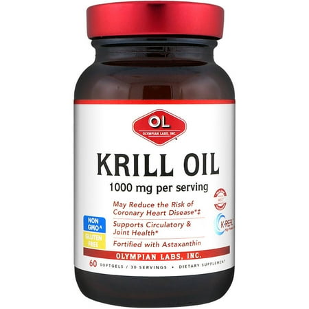Olympian Labs Krill Oil Softgels, 60ct