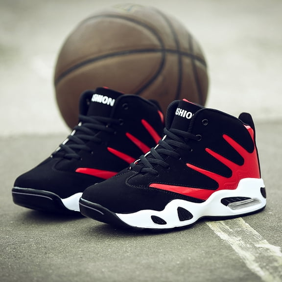 Ulsto Men's Basketball Shoes - High Top Casual Athletic Sneakers for Indoor Outdoor Court, Gym and Street Style