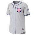 thumbnail image 2 of MLB Chicago Cubs Men's Gray Full Button Jersey, 2 of 5