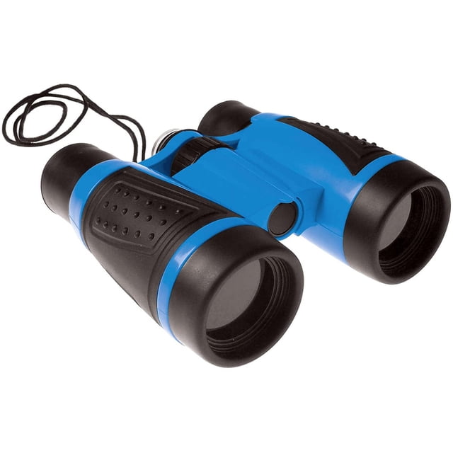 Binoculares de juguete para niños (azul), Binoculares de recursos de aprendizaje, Binoculares para exteriores, Regalos