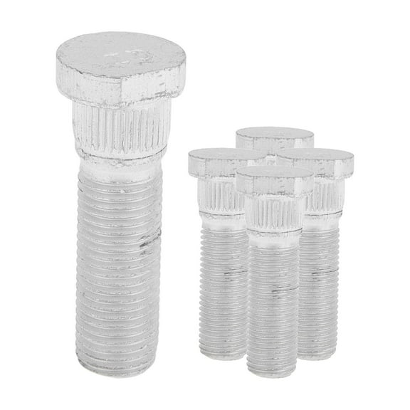 5 Pcs M14x1.5 Wheel Lug Stud for Chrysler 300 2005-2021 Front Rear Wheel Stud Bolt Set No.6507915AA Alloy Steel Silver Tone