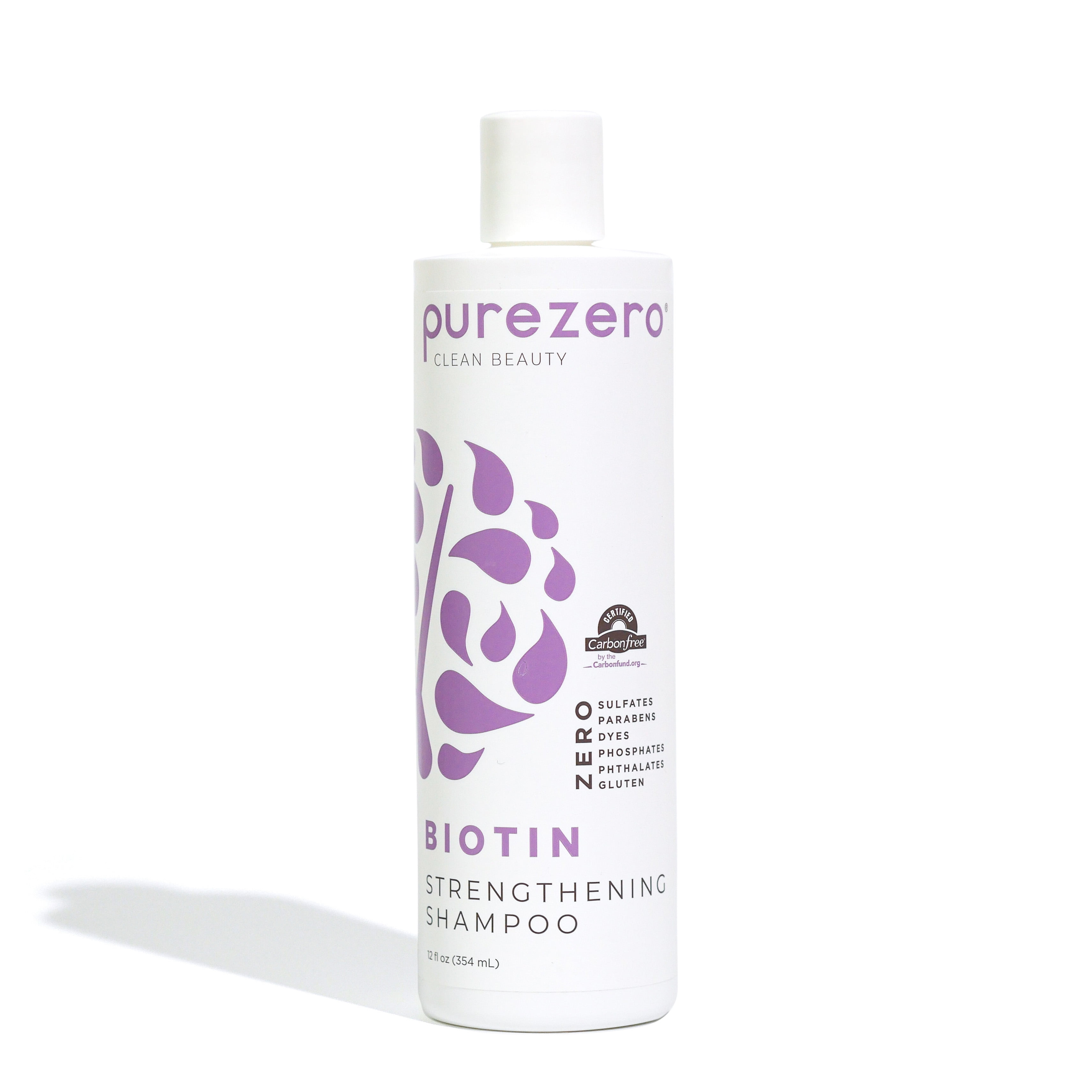 (4 pack) Purezero Biotin Strengthening Shampoo 12oz
