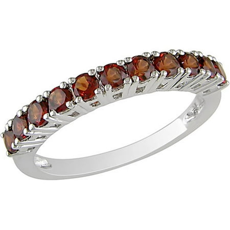 1 Carat T.G.W. Garnet Fashion Ring in Sterling Silver