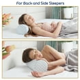 thumbnail image 4 of Nestl Memory Foam Cervical Neck Pillow, Neck Roll With Cooling Cover, 4 of 8
