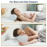 Nestl Memory Foam Cervical Neck Pillow, Neck Roll With Cooling Cover