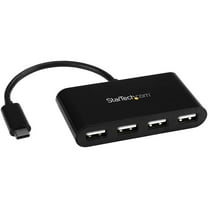 StarTech 4-Port USB-C Hub - Mini Hub - USB-C to 4x USB-A - USB 2.0
