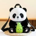 thumbnail image 4 of Plush Backpack, Panda Backpack Bag, Durable Travel Rucksack Lightweight Plush Animals Backpack Purse, 4 of 7