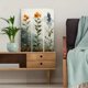 thumbnail image 5 of Qisvanset Framed Canvas Wall Art 12x16 Inch Wildflower Botanical Modern Farmhouse Art Set, 5 of 5
