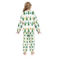 thumbnail image 3 of Fluffy Pajamas Set Fuzzy Winter Warm Pj Sets Pullover Tops and Long Pants Christmas Trees and Colorful Balls Small, 3 of 8
