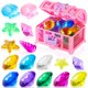 thumbnail image 1 of Juego de juguetes para piscina Diving Gem NHBTYKL, 28 piezas con cofre del tesoro, 1 of 7