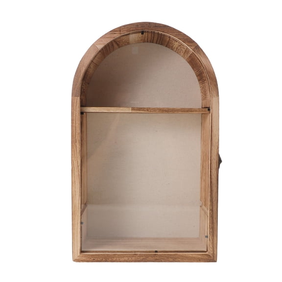 FOMIYES Wood Rustic Oval Frame for Wall Hanging Display with Deep Shadow Box Design