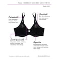 thumbnail image 6 of Curvy Couture Women's Plus Size Sheer Mesh Full Coverage Unlined Underwire Bra, 6 of 6