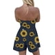 thumbnail image 4 of Mono sin mangas con parte superior de tubo informal de verano para mujer Mono corto elástico suelto con bolsillos Pompotops  ulkah941029, 4 of 8