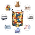 thumbnail image 4 of ZICANCN Laundry Basket Organizer, Color Graphic Splicing Collapsible Hamper for Bathroom Bedroom Laundry Room, Medium Size, 4 of 7