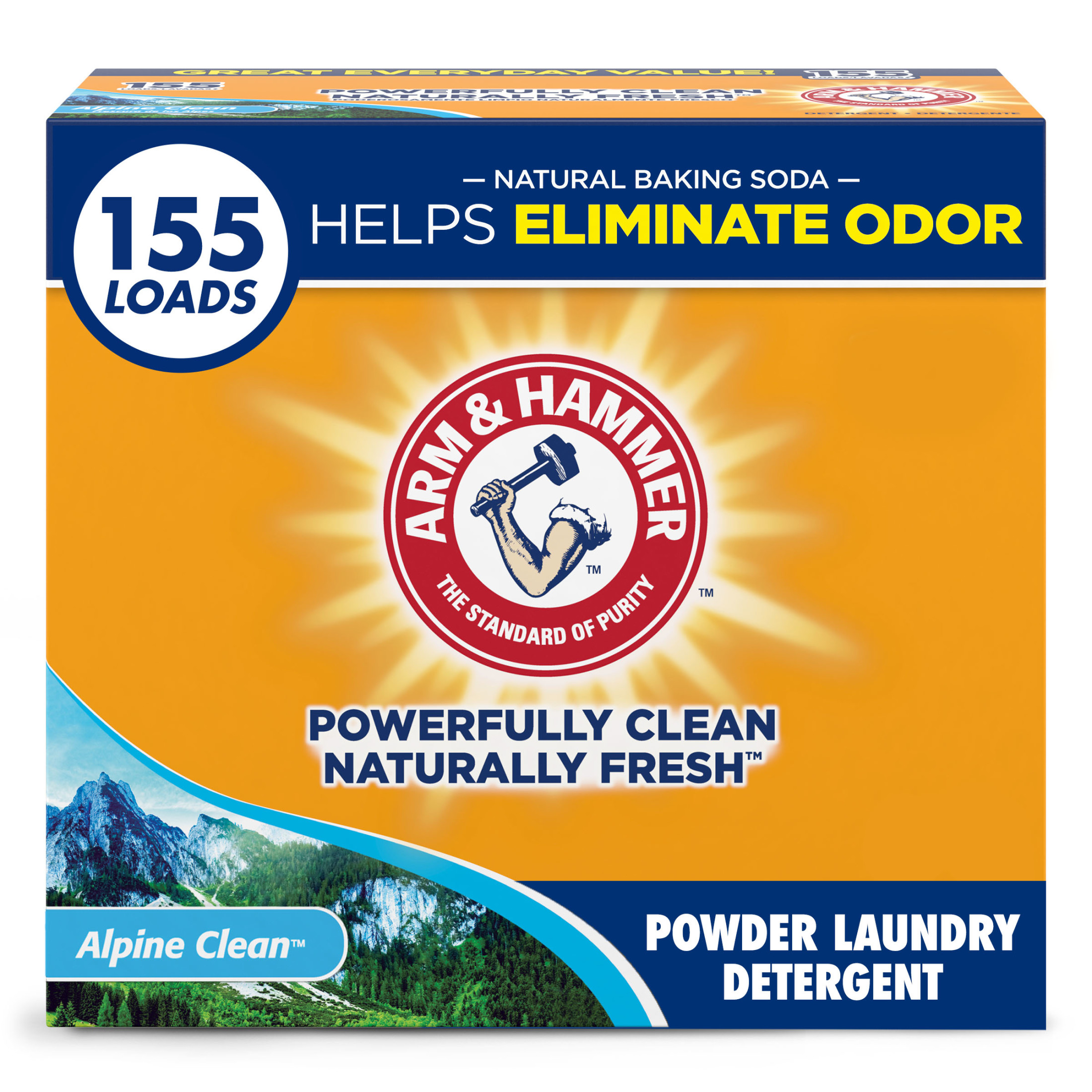 ARM & HAMMER Alpine Clean Powder Laundry Detergent