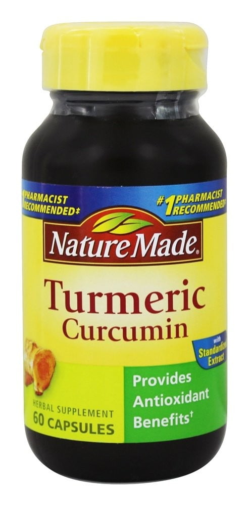 Nature Made Turmeric Curcumin, 60 Capsules-3 Pack - Walmart.com