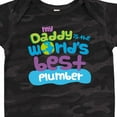 thumbnail image 4 of Inktastic Daddy Worlds Best Plumber Boys or Girls Baby Bodysuit, 4 of 5