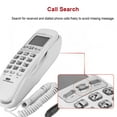 thumbnail image 2 of Wall Phone Incoming Call Display Easy To Use Hanging Telephone Practical One-button Redial Hotel For Home, 2 of 7