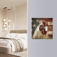 thumbnail image 5 of Dailycode Light Switch Plate Covers 2 Gang Wall Plate Plastics Outlet Covers for Kitchen Home Office Decor Vintage Chicken with American Flag, 5 of 8