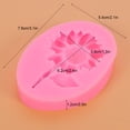 thumbnail image 4 of Matsuzay Molde de silicona con forma de girasol, molde reutilizable antiadherente resistente al calor para azúcar, caramelo, Chocolate, Artesanía, 4 of 6