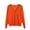 Orange, variante sur MAWCLOS Manteau pour Femme Cardigan à Col en V Chandail Manches Longues Manteau Extérieur Tricoté Voyage Veste de Couleur Unie Bleu Coloré 2TG