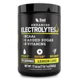 thumbnail image 1 of Polvo de electrolitos mejorado (limón lima | 90 ct.) con 0 azúcar + BCAA + suplemento de electrolitos de vitaminas B con potasio, zinc y magnesio para hidratación - Electrolitos cetogénicos, 1 of 5