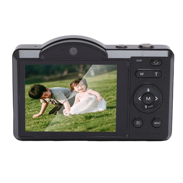 Cámara Digital 4K, Cámara De Vlogging Wifi De 75MP Con Zoom 16x Dual Lente Selfie Auto Enfoque, Para Fotografía De Viajes Principiantes